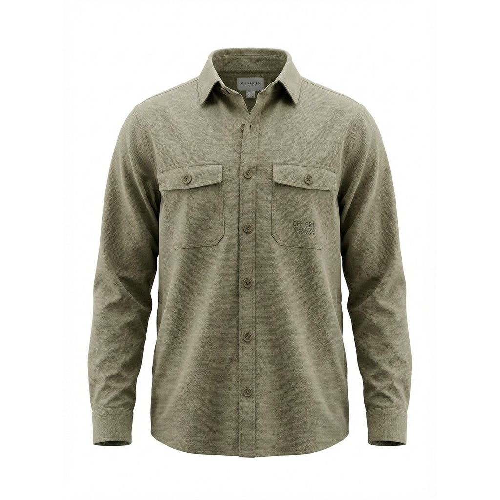 Athletes Collective Marseille Shirt Jacket 530 Olive