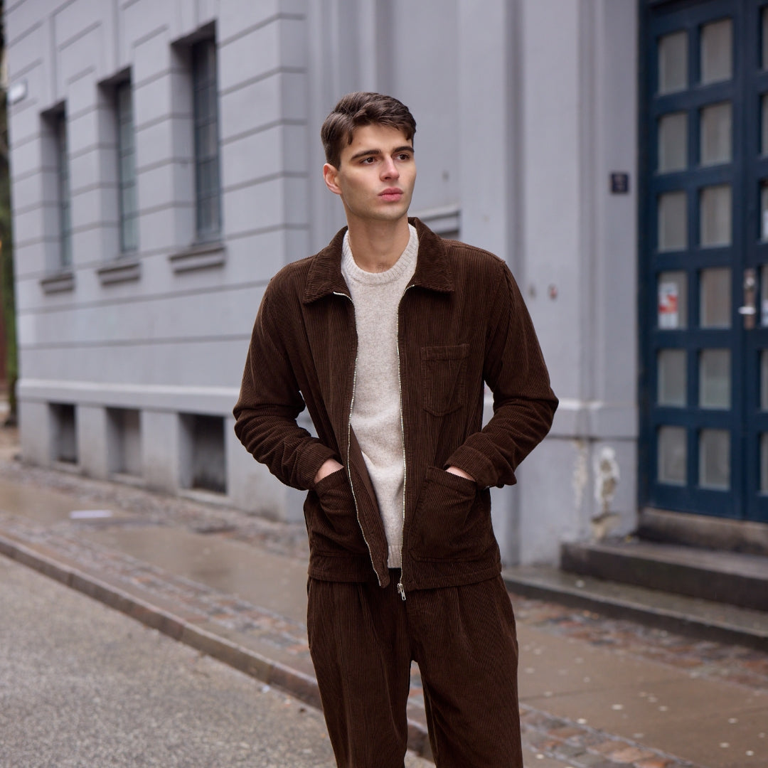Athletes Collective Matt Corduroy Jacket Jacket 3000 Ebony Brown