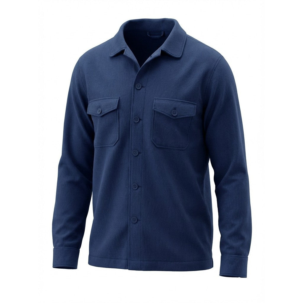 Athletes Collective Monpellier Shirt Jacket 700 Navy Blue