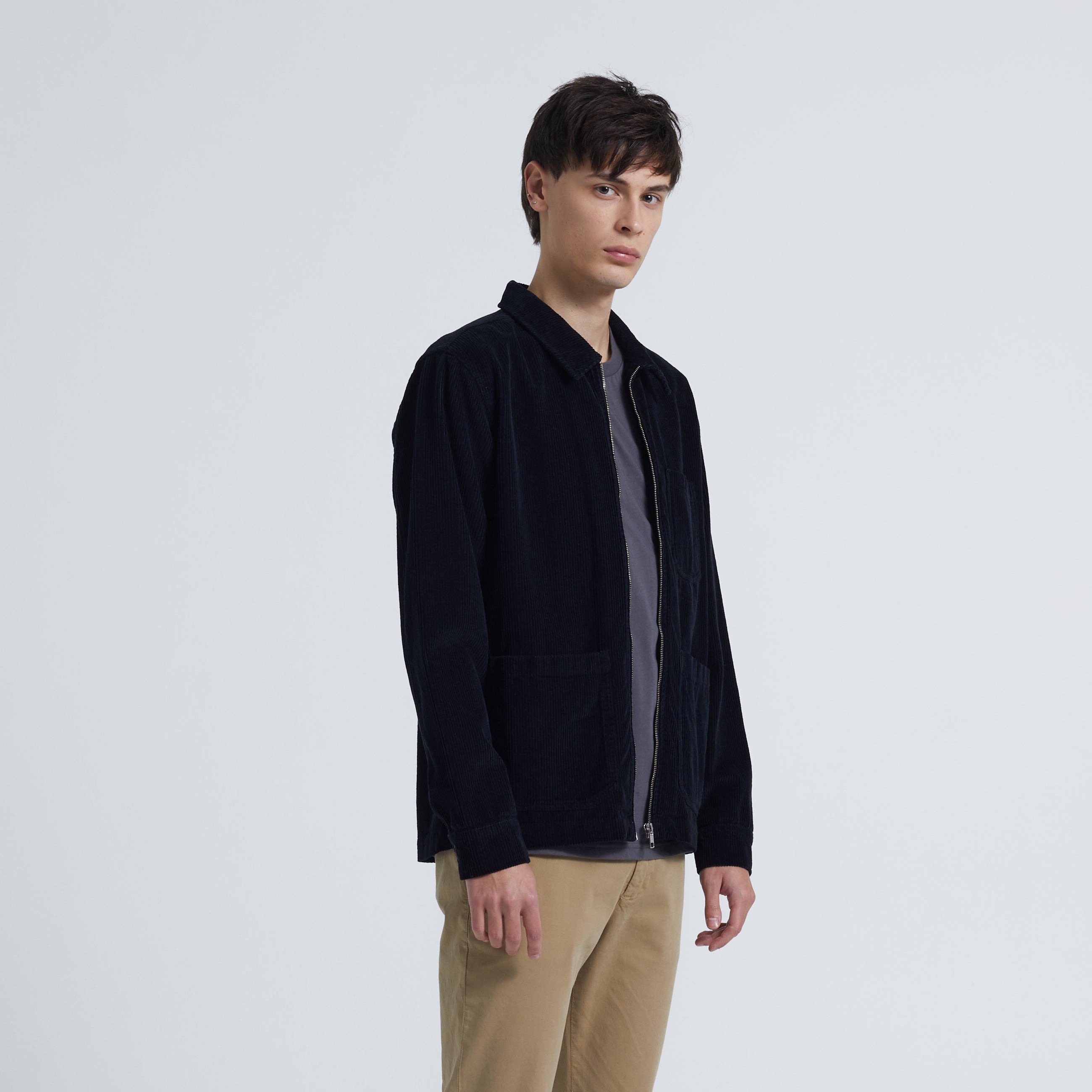Athletes Collective Matt Corduroy Jacket Jacket 1204 Jet Black