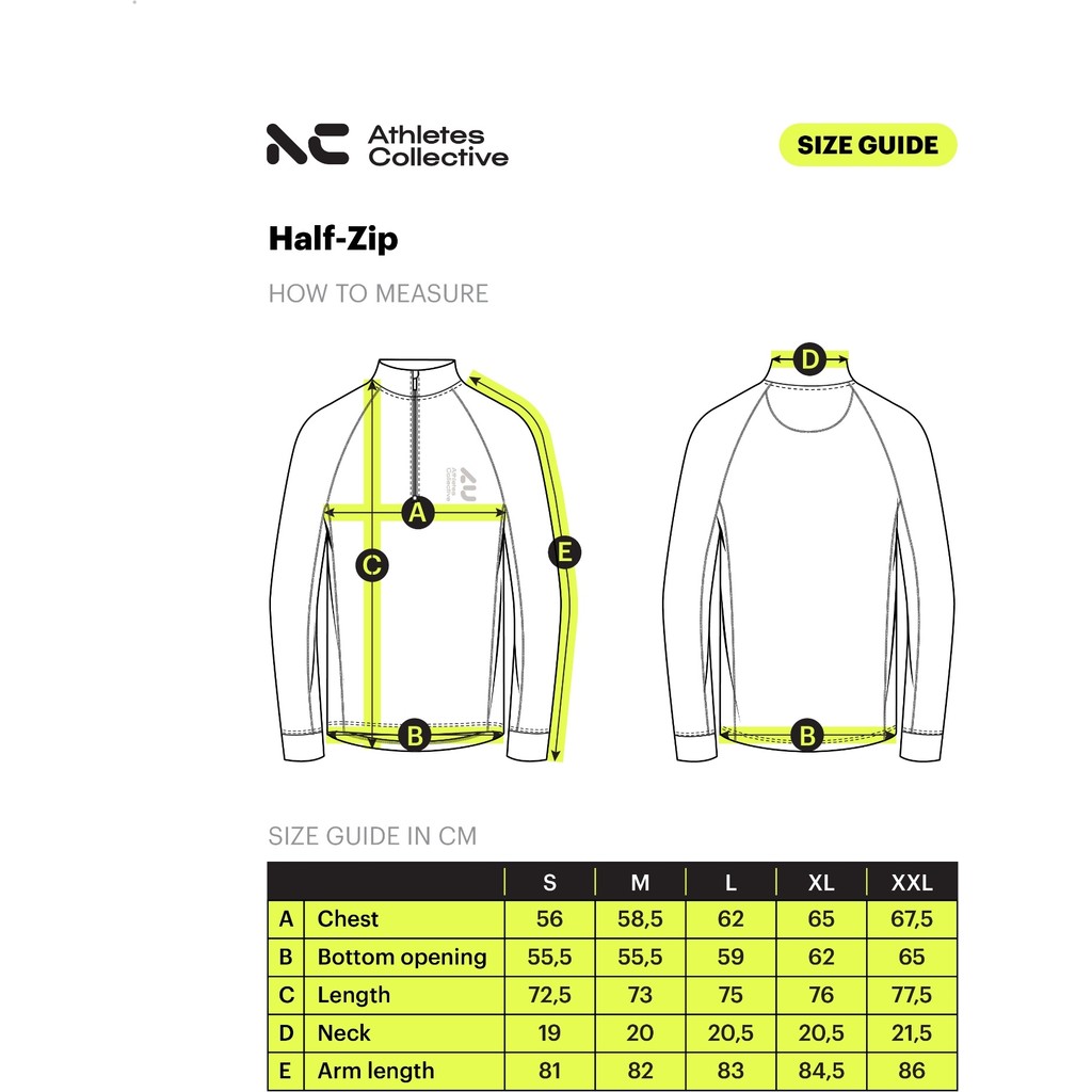 The Half Zip - Green