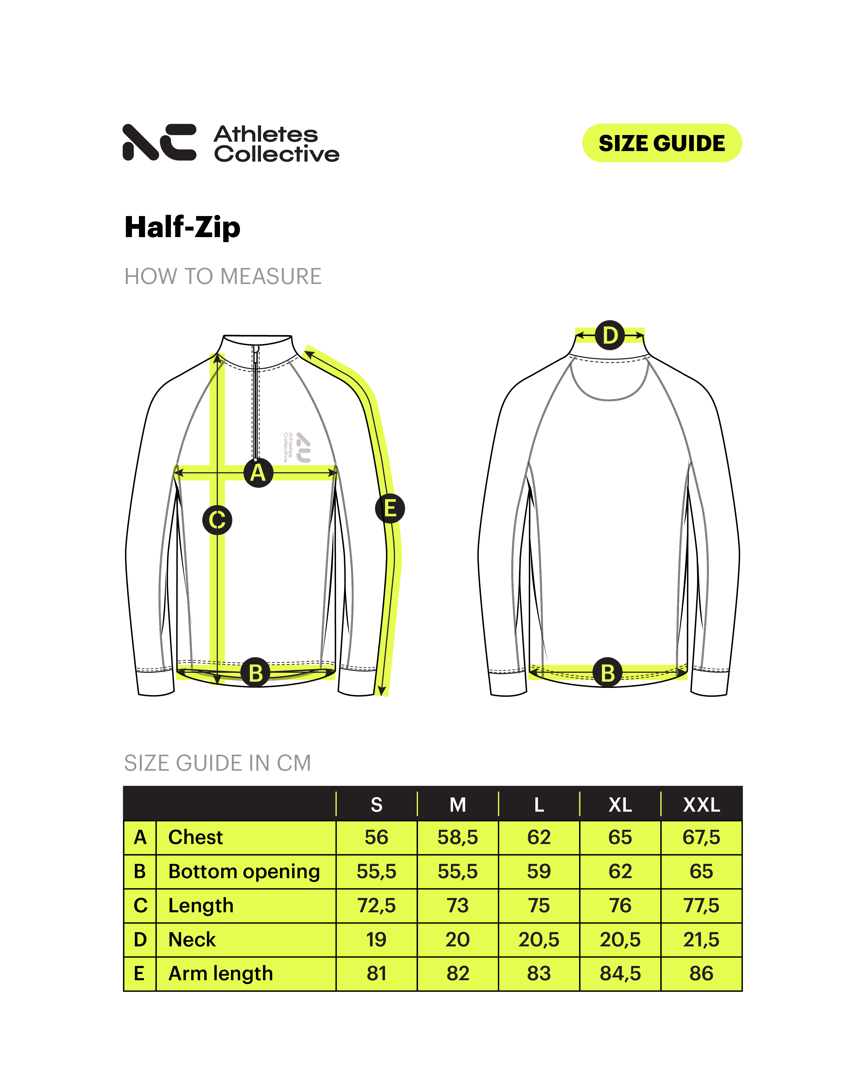 Athletes Collective The Half Zip Sweatshirt 3000 Green