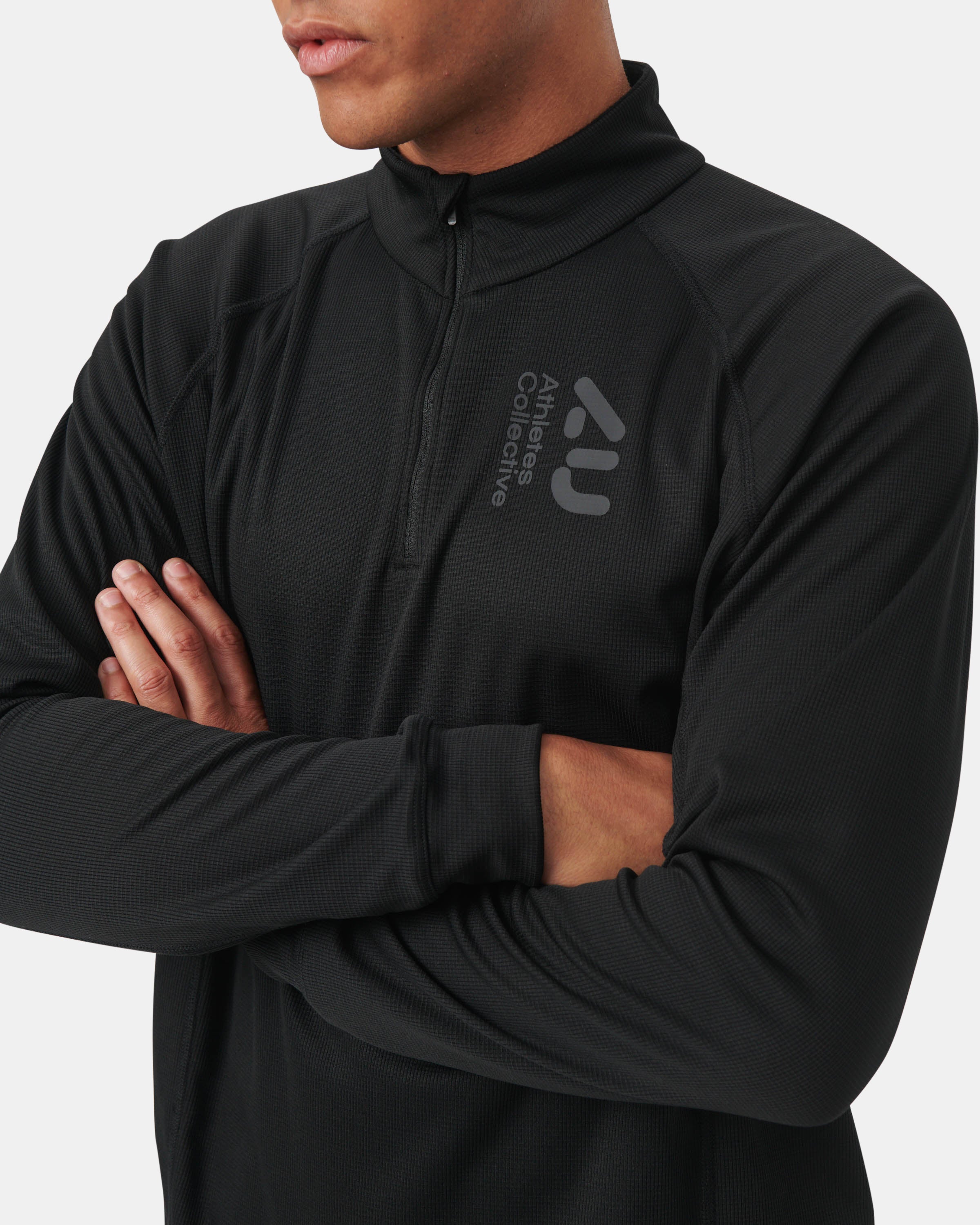 Athletes Collective The Half Zip Sweatshirt 4000 Black