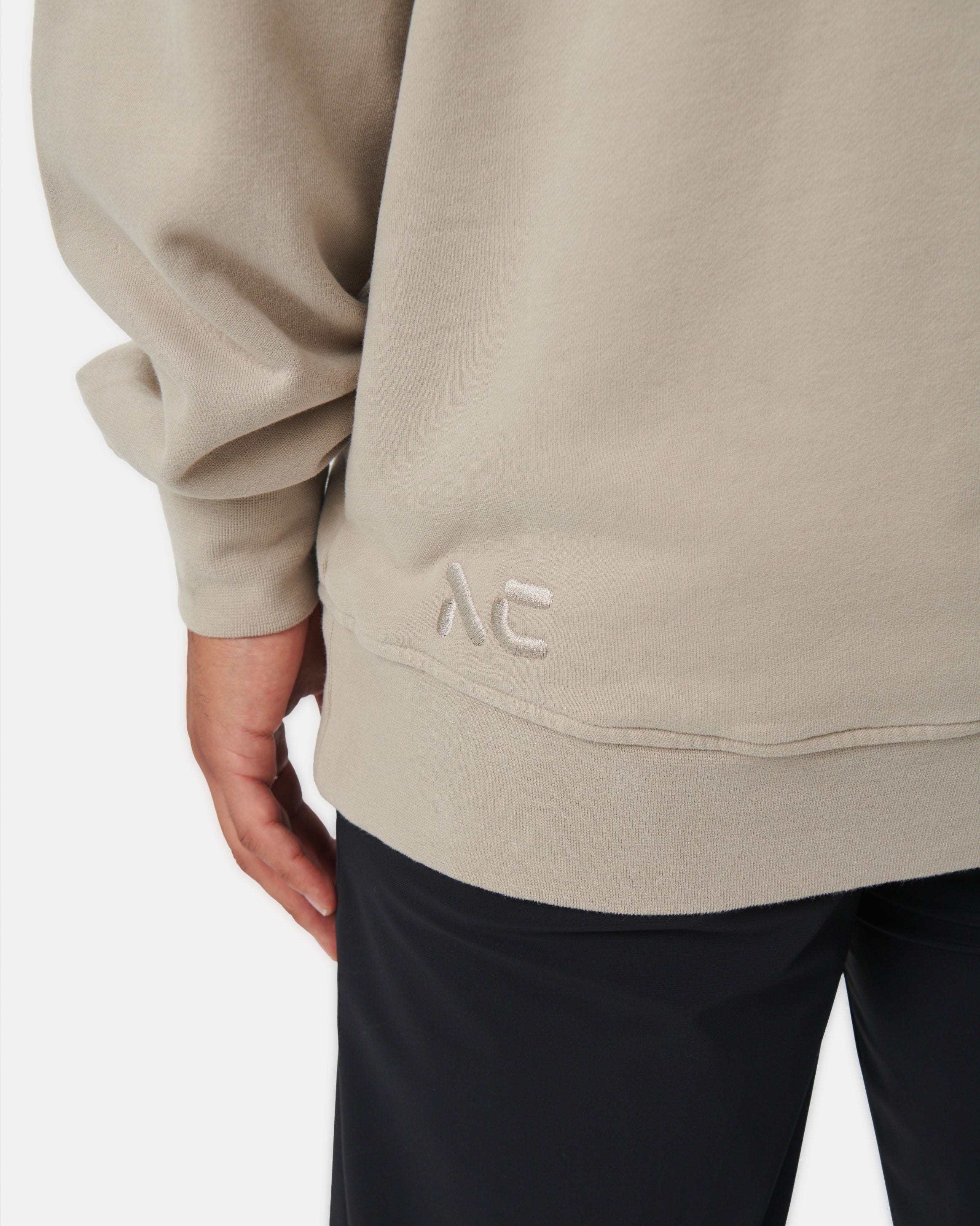 Athletes Collective The Hoodie Sweatshirt 2000 Beige