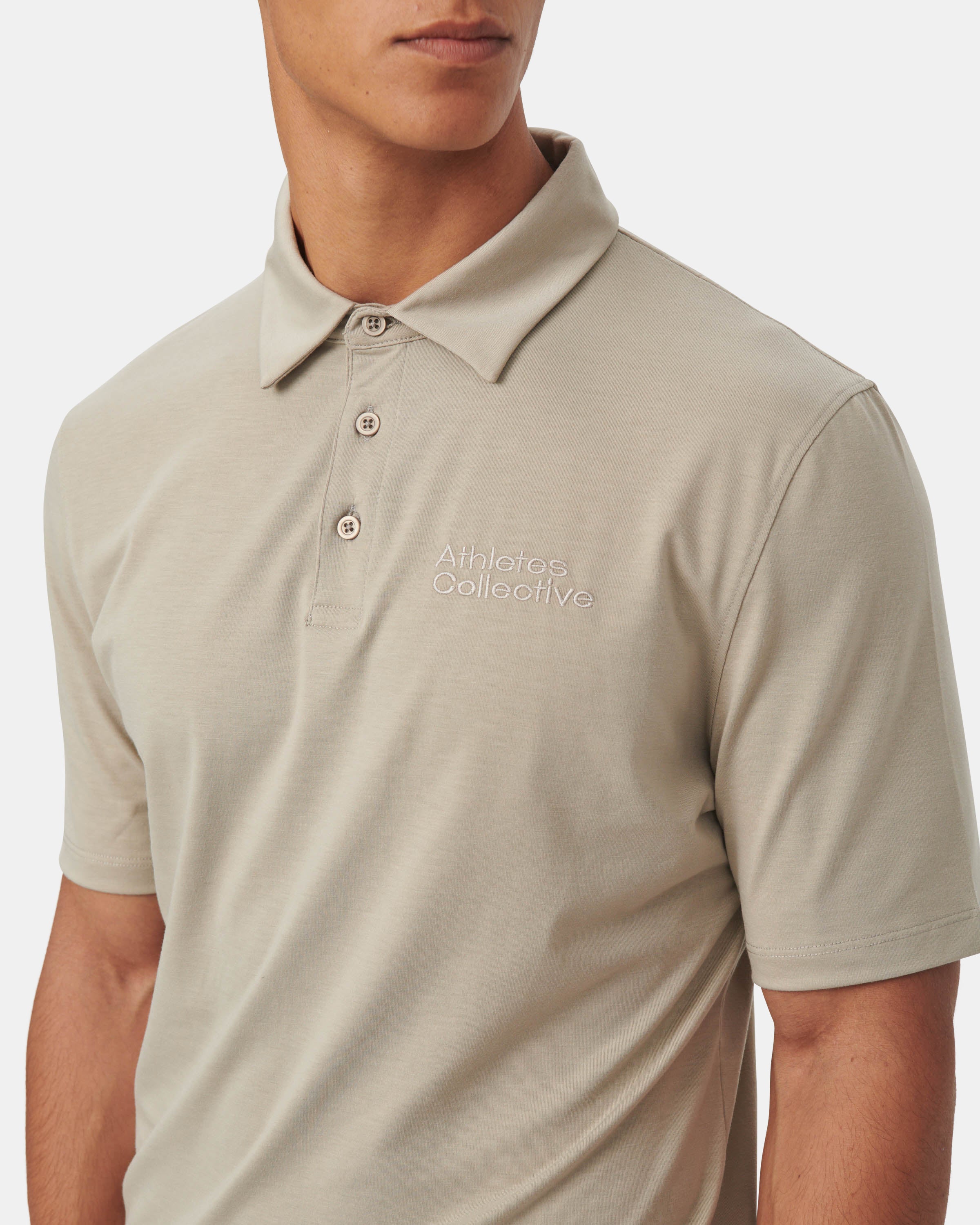 Athletes Collective The Tech Polo Polo 2000 Beige