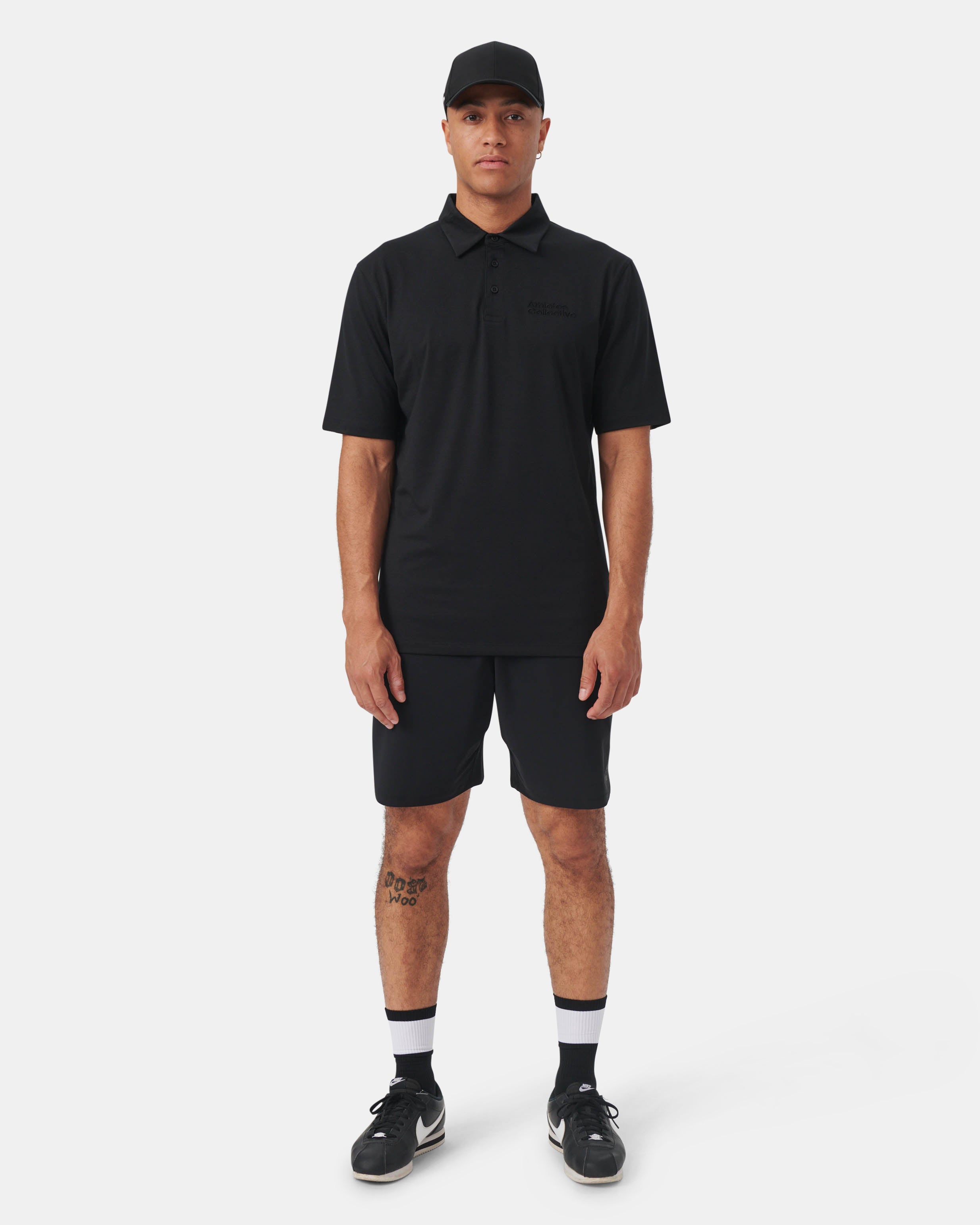 Athletes Collective The Tech Polo Polo 4000 Black